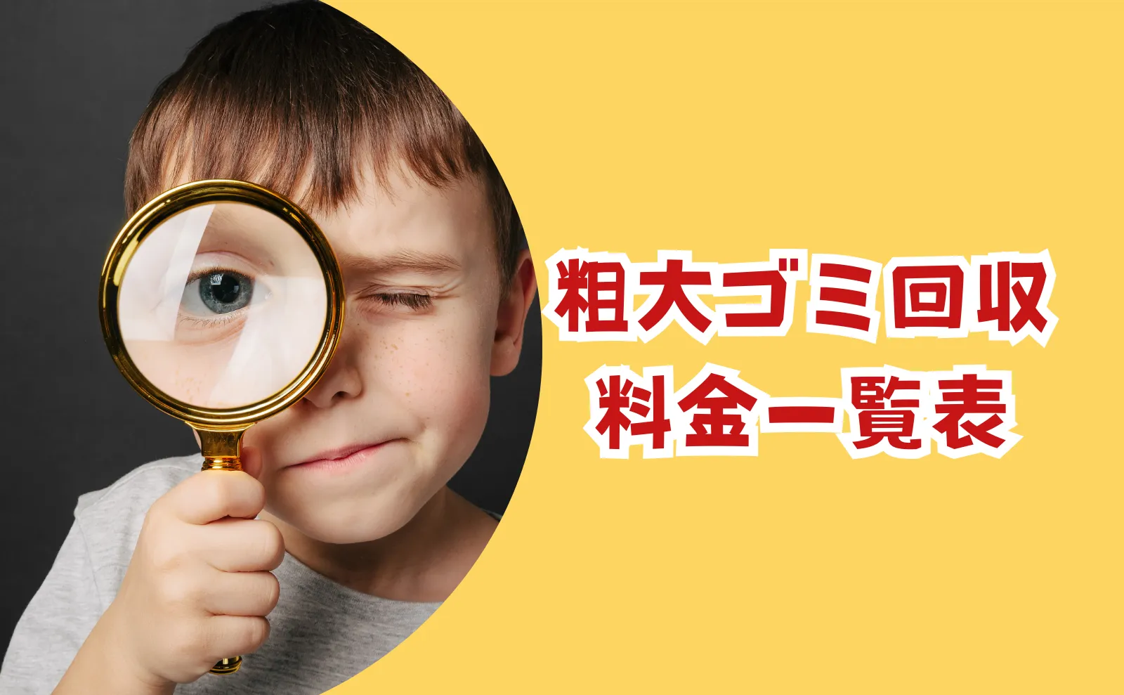 【粗大ごみ回収料金一覧表】行政処分から回収業者依頼まで徹底解説！