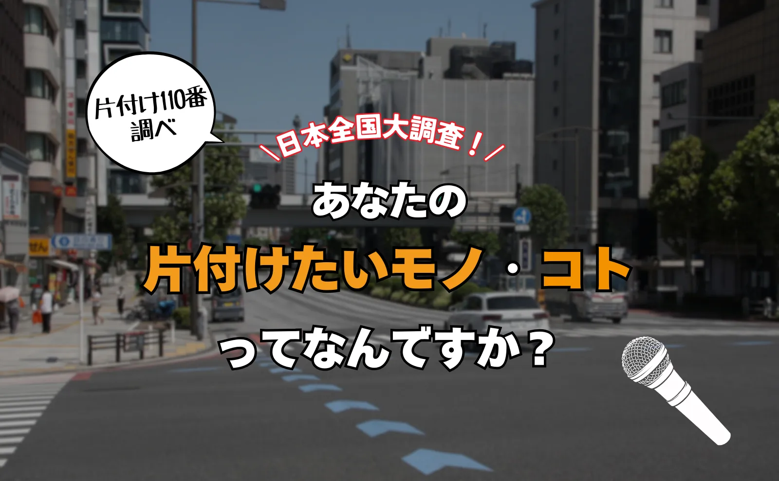 日本全国大調査！あなたの「片付けたいモノ」「片付けたいコト」はなに？