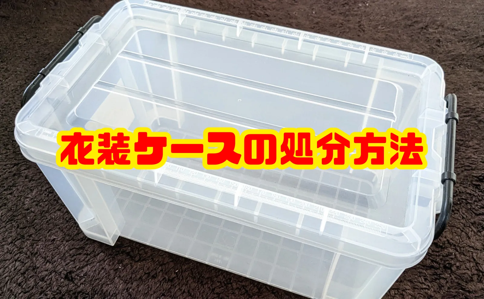 衣装ケースの処分方法完全ガイド：お得で簡単に手放すコツ