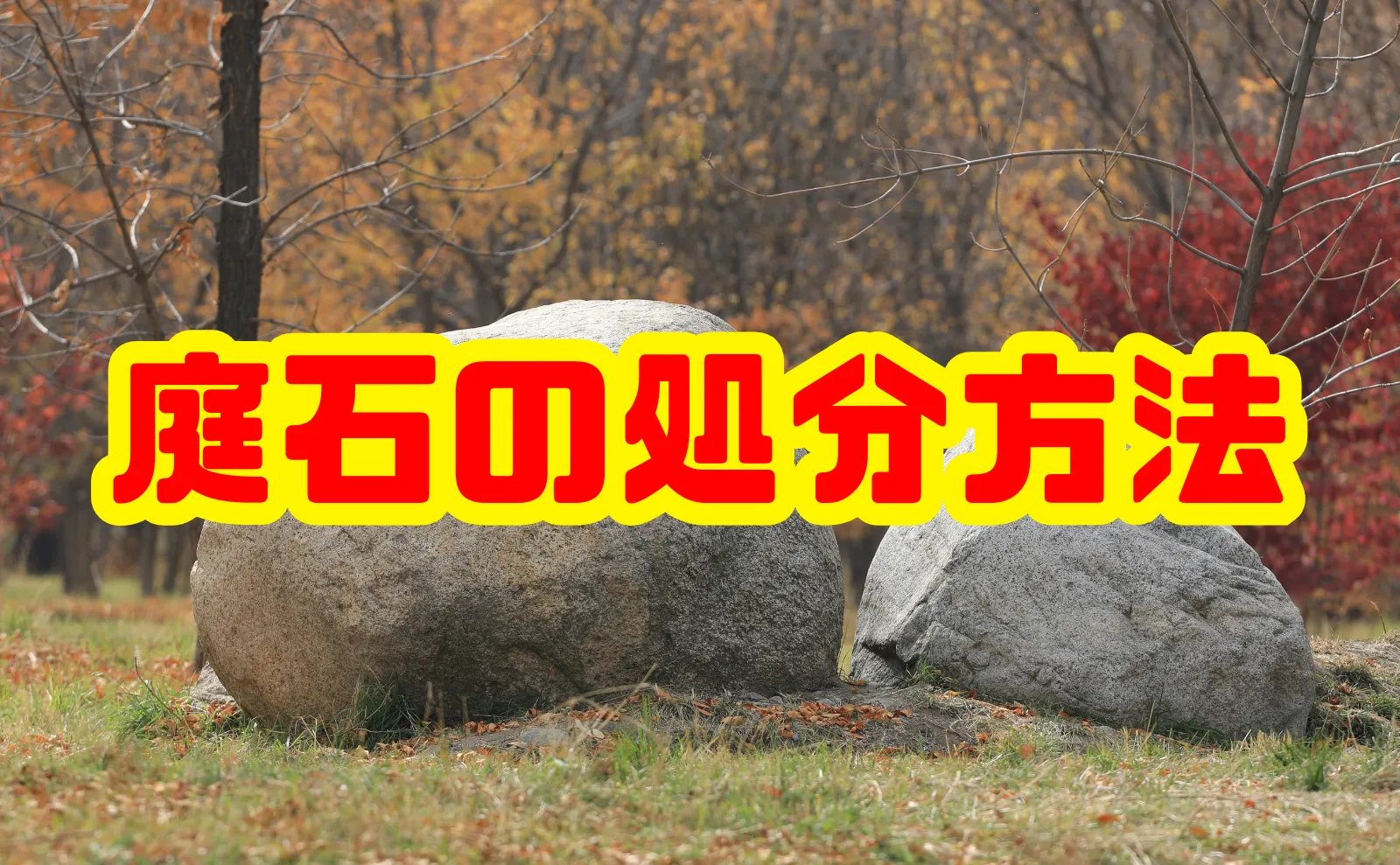 庭から出た石（砂利・石・ブロック・レンガ）を安全かつお得に処分する方法総合ガイド