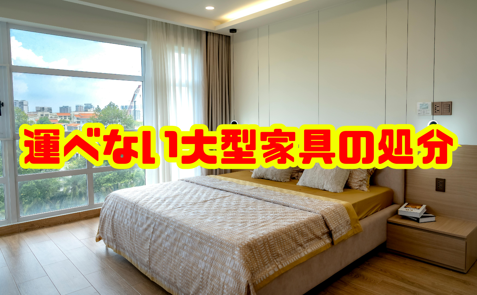 自分では運べない大型家具…どう処分する？ベストな方法を徹底解説