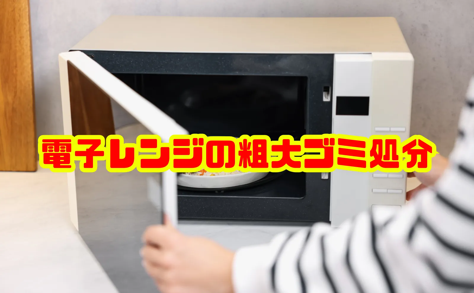 【決定版】電子レンジの粗大ゴミ処分方法を徹底解説