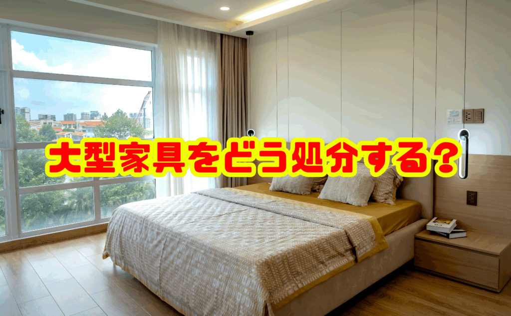 運べない大型家具をどう処分する？手間をかけずにお得に捨てる方法を徹底解説