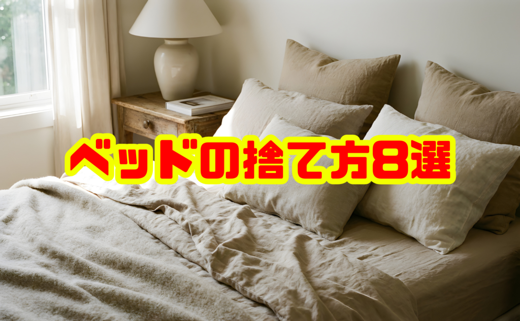 ベッドの捨て方8選｜費用相場と手順