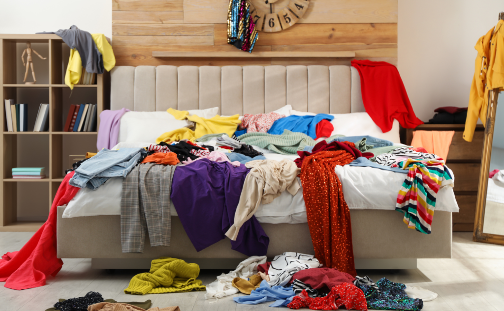 部屋が汚い状態とは?部屋が散らかる主な特徴