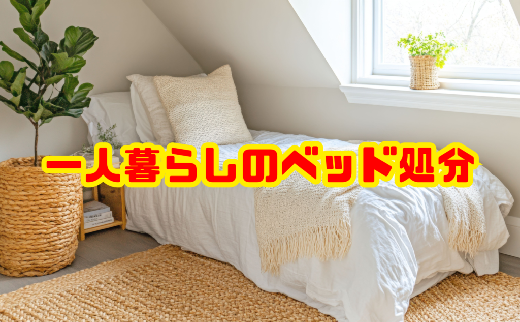 一人暮らしのベッド処分ガイド｜安く・安全に捨てる方法