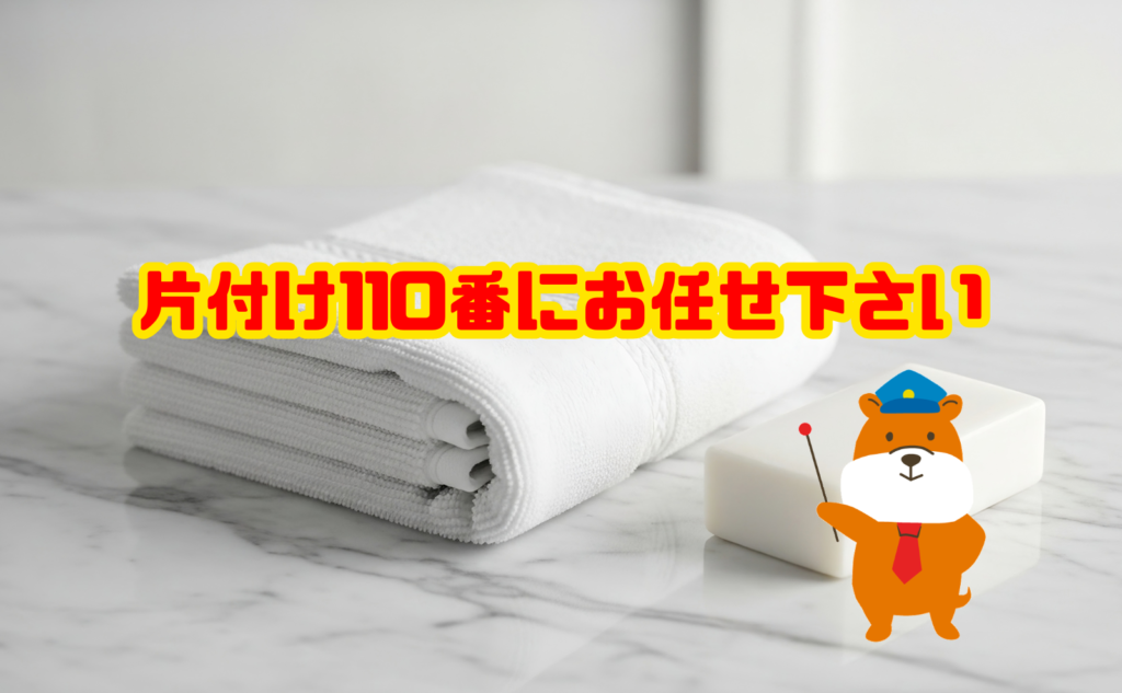 タオルケットの処分は片付け110番にお任せ下さい