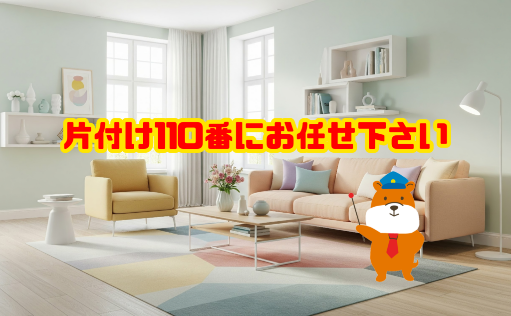 大掃除で出たものの売却・処分は片付け110番にお任せ下さい