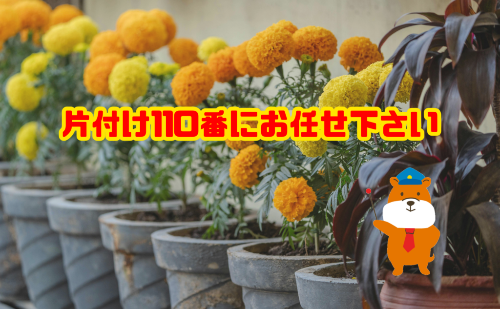 植木の処分は片付け110番にご相談ください