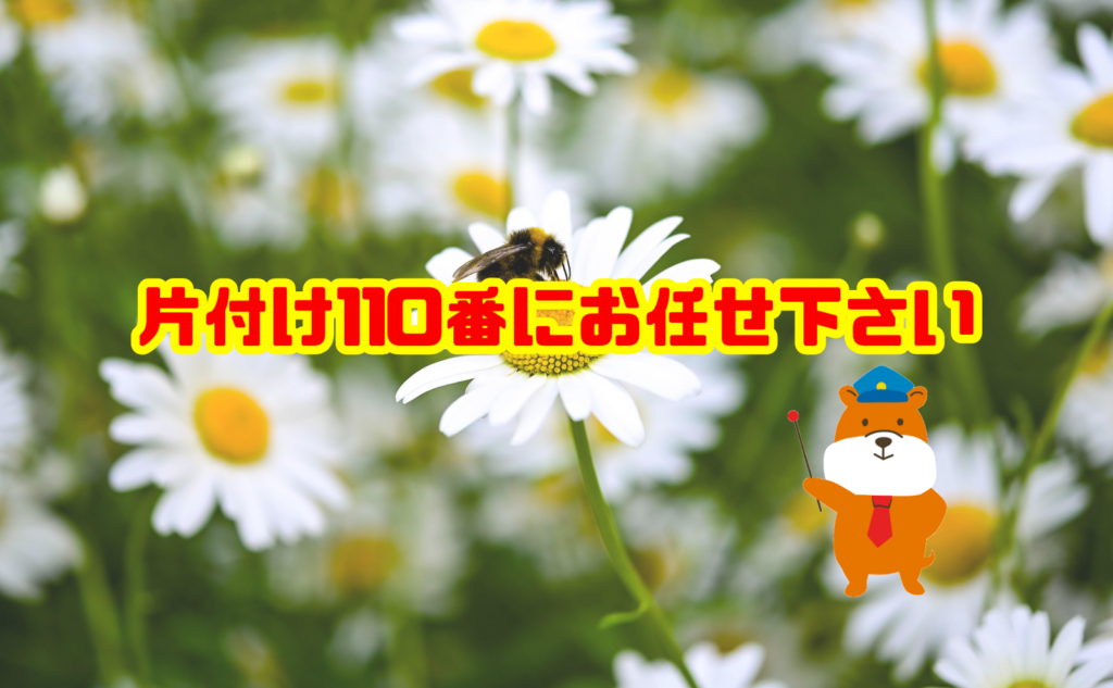 蜂の巣駆除なら片付け110番へご相談ください