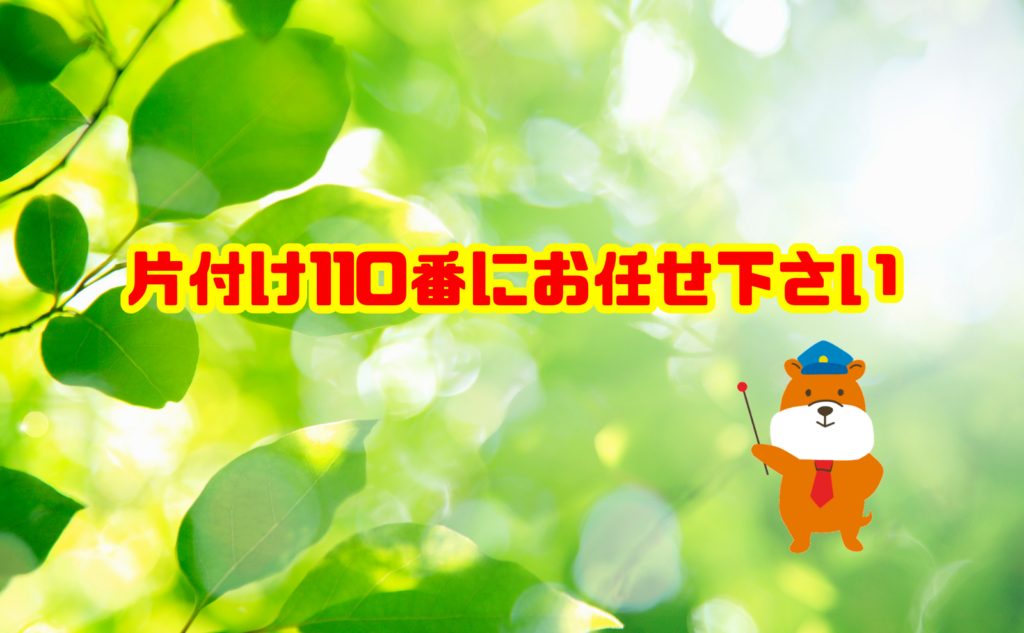 夏の害虫対策でお困りなら片付け110番へご相談ください