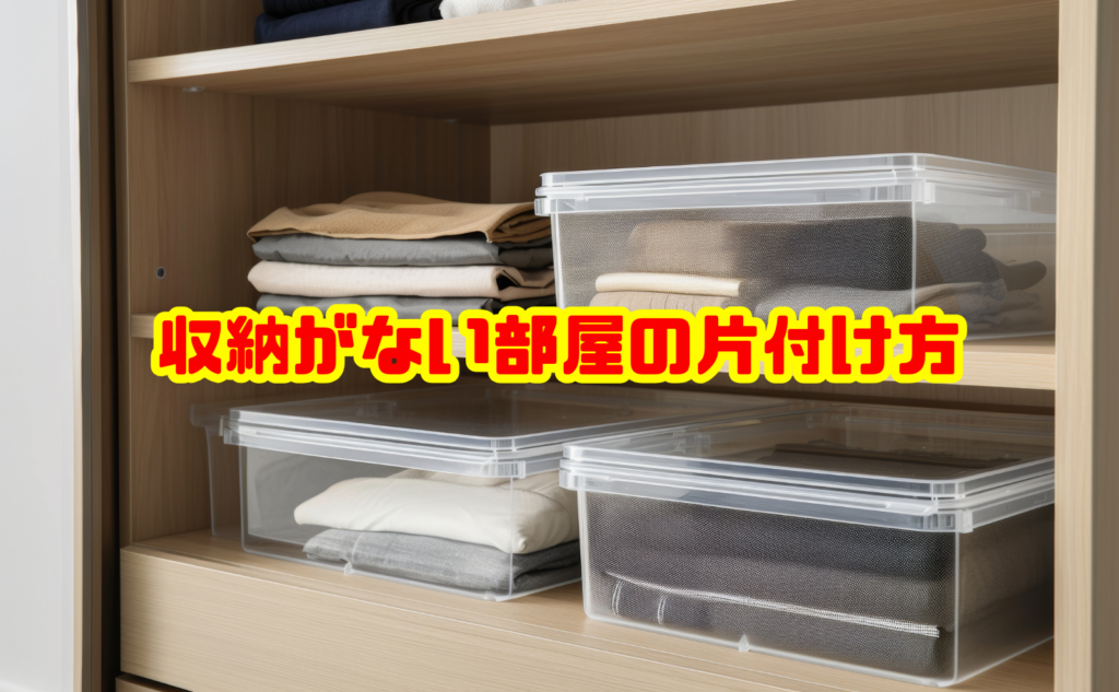 収納がない部屋の片付け方｜狭くてもすっきり暮らす収納術を解説