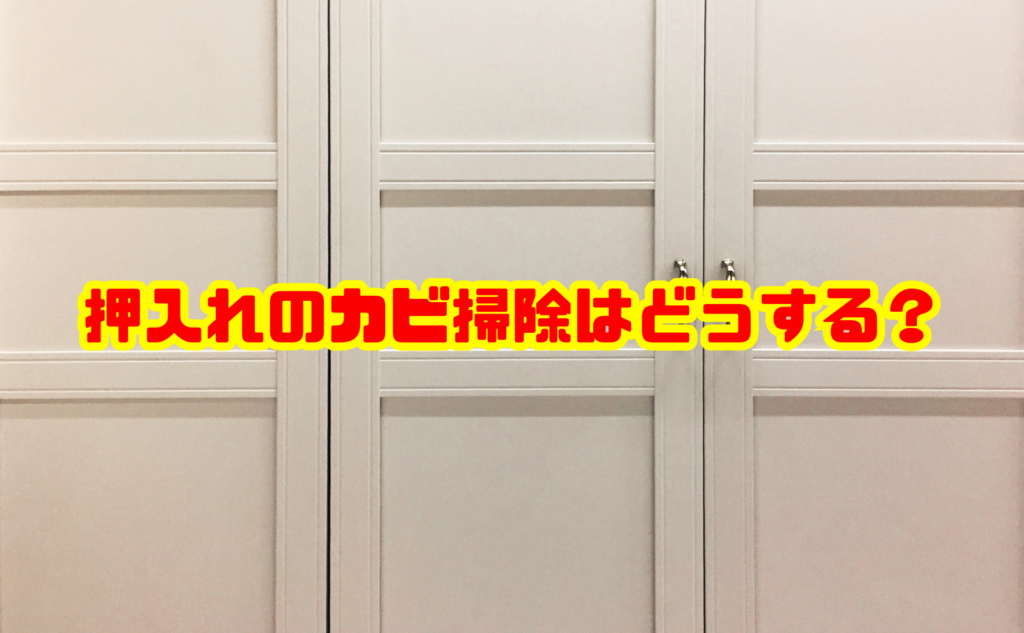 押入れのカビ掃除はどうする?取り方と再発を防ぐ湿気対策を解説
